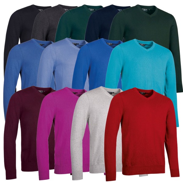 Glenmuir Mens Glencoe Touch Of Cashmere Golf Sweater